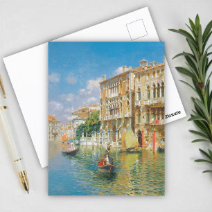 Gondoliers Venetië, Rubens Santoro Briefkaart