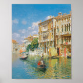 Gondoliers Venetië, Rubens Santoro Poster (Voorkant)