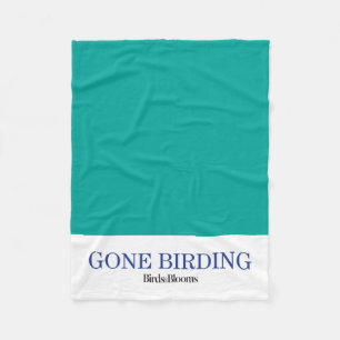 Gone Birding Fleece Deken