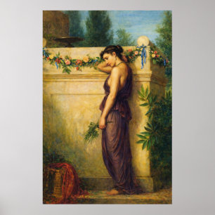 Gone, But Not Forgotten van John William Waterhous Poster