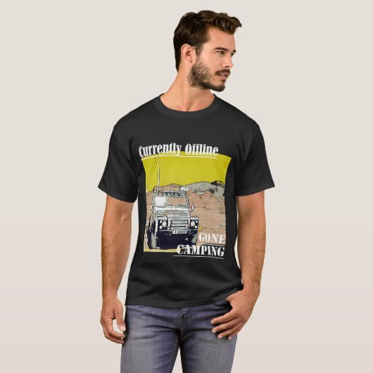 Gone Camping Funky T-Shirt (Voorkant volledig)