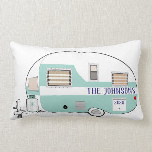 Gone Camping RV Trailer Camper Trip Vakantie Gooi Kussen