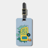 Gone Camping Summer Camp Clipart Happy Trails Camp Bagagelabel (Voorkant verticaal)