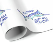 Gone Deep Zee Vist Cadeaupapier (Rol Hoek)