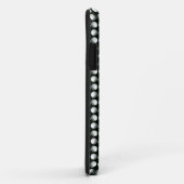 Gone Dotty Black White Dot Monogram telefoontas Case-Mate iPhone Case (Achterkant/rechts)