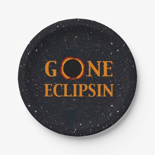 GONE ECLIPSIN-zonnepanelen Papieren Bordje (Voorkant)