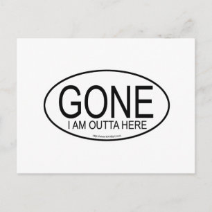 GONE Euro Style Briefkaart