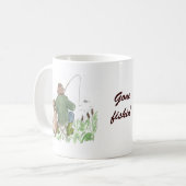 Gone fish" - Coffee Mok (Voorkant links)