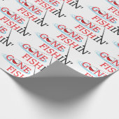 Gone Fishin Cadeaupapier (Hoek)