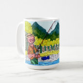 Gone Fishin" — Donald Smithfield 15oz Mok (Voorkant links)