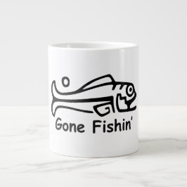 Gone Fishin' Extra Grote Beker