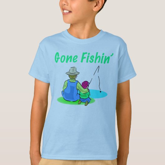 Gone Fishin' Kind T-Shirt (Voorkant)