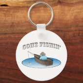 Gone Fishin' Sleutelhanger (Voorkant)