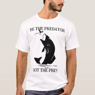 Gone Fishin wordt het roofdier T-shirt