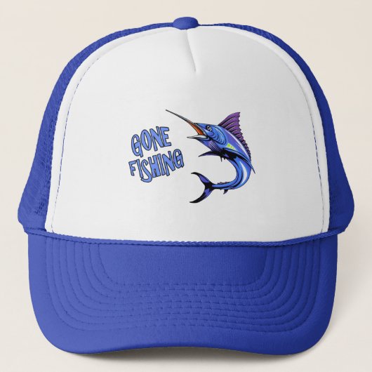 Gone Fishing Blue Marlin Pet (Voorkant)