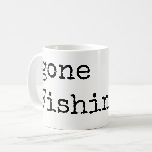 Gone Fishing Coffee Mugs  (Devant gauche)
