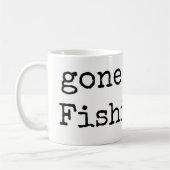 Gone Fishing Coffee Mugs  (Gauche)