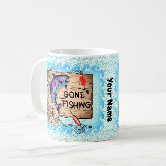 Gone Fishing mug (Devant gauche)