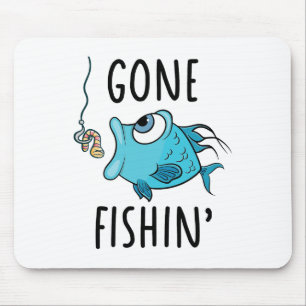 Gone Fishing-shirt Meisjes Kinderen Peuter Jongens Muismat