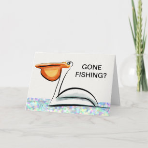 Gone Fishing - Succes bij je pensionering Kaart