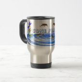 Gone Fishing Travel Mug (Devant gauche)
