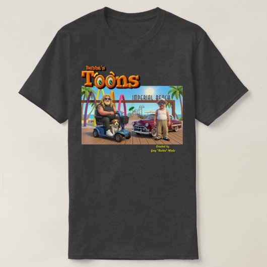 Gone fish'n t-shirt (Design voorkant)