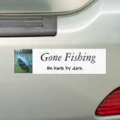 Gone Gevist Bumpersticker (Op auto)