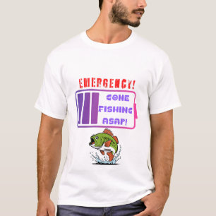Gone Gevist Grappig Shirt Low Battery Fisher Gift