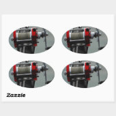 Gone Gevist Ovale Sticker (Vel)