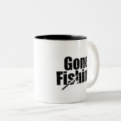 Gone Gevist Tweekleurige Koffiemok (Voorkant rechts)