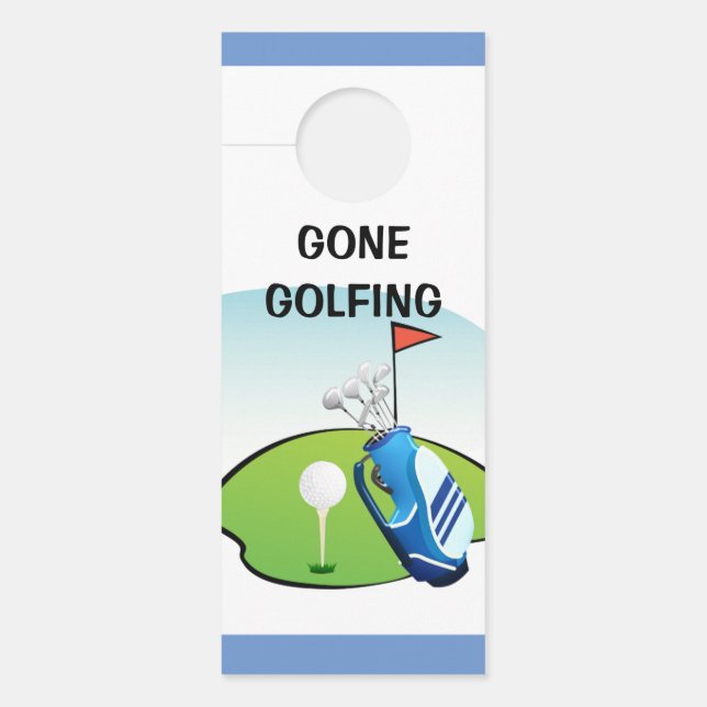Gone Golfing Cartoon Ontworpen (Voorkant)
