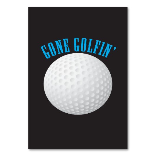 Gone Golfing Kaart (Voorkant)