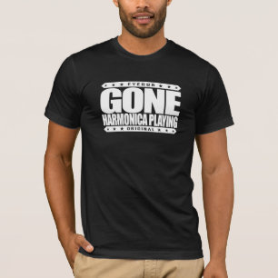 GONE HARMONICA SPEELT - Ik hou van windenergie T-shirt