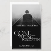 Gone, maar niet vergeten - Donker (Voorkant / Achterkant)