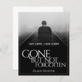 Gone, maar niet vergeten - Donker (Voorkant / Achterkant)