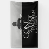 Gone, maar niet vergeten - Donker Spandoek (Verticaal)