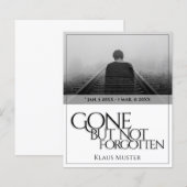 Gone, maar niet vergeten - helder (Voorkant / Achterkant)