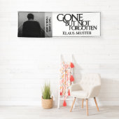 Gone, maar niet vergeten - helder spandoek (Insitu)