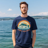 Gone Perchin Fishing for Perch Sunrise to Sunset T-shirt