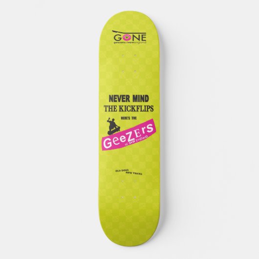 GONE pistolen 8.5 Skateboard (Voorkant)