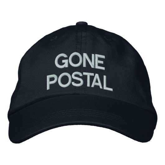 Gone Postal geborduurd Pet (Voorkant)