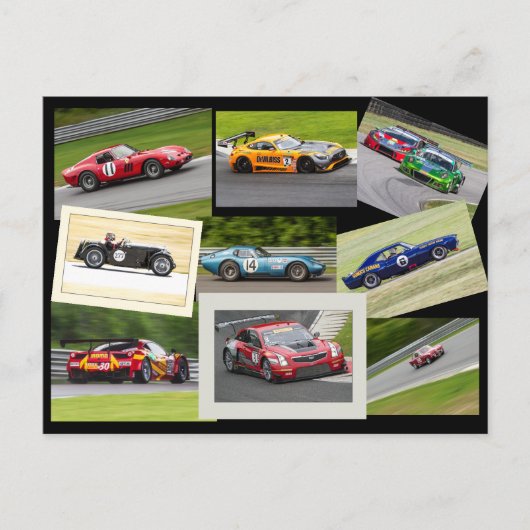 Gone Racing Briefkaart (Voorkant)