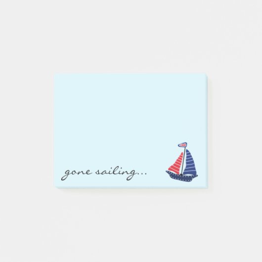 Gone Sailing Post-it® Notes (Voorkant)