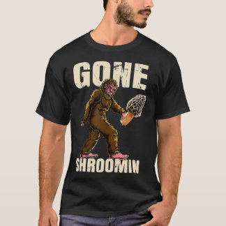 Gone Shrooming Bigfoot Morel paddenstoel Hunter Sa T-shirt