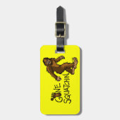 Gone Squatchin Bagagelabel (Voorkant verticaal)