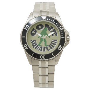 Gone Squatchin bigfoot Horloge