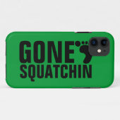 GONE SQUATCHIN BLACK GREEN Case-Mate iPhone CASE (Achterkant (horizontaal))