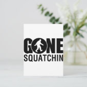 Gone Squatchin Briefkaart (Staand voorkant)