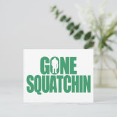 Gone Squatchin Briefkaart (Staand voorkant)