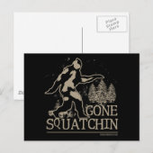 Gone Squatchin Briefkaart (Voorkant / Achterkant)